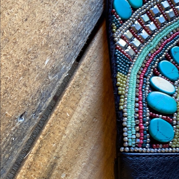 Gently Used BCBGeneration Fiesta Beaded Clutch - Picture 5 of 13